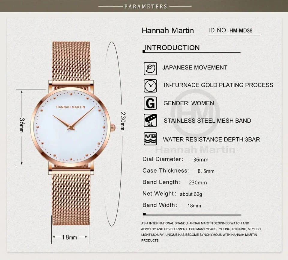 Hannah Martin Ladies Watch